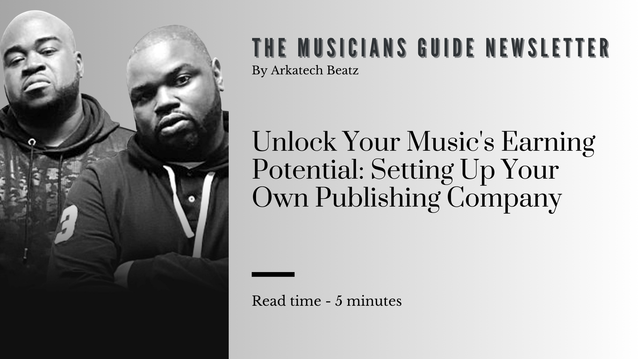 Unlock Your Music's Earning Potential: Setting Up Your Own Publishing Company